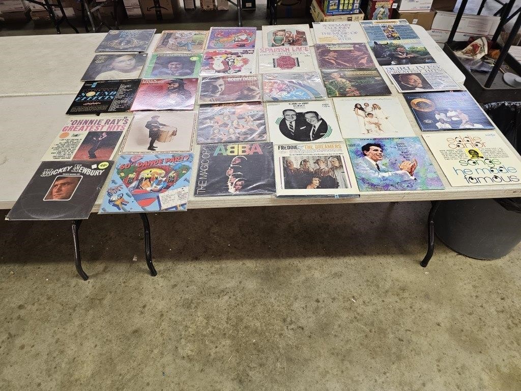 30 Vintage Vinyl Record Albums