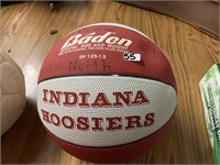 AUTOGRAPHEDBY INDIANA HOOSIERS-BOBBY KNIGHT BALL