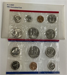 1981 US MINT UC COIN SET