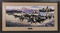 Art Ltd Ed ‘Attack on the Wagons’ by Larry Zabel