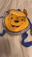 C11) vintage clear POOH mini backpack 
No issues