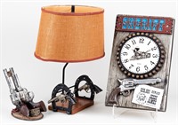 WESTERN MEMORABILIA AND HOUSEHOLD DECORATIONS