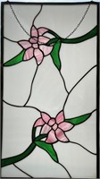 PRETTY STAINED GLASS WINDOW HANGING