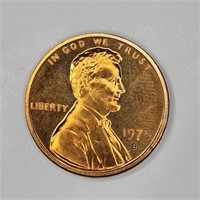 1975 s GOLDEN RED Gem Proof Cent