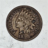 1898 AU  Indian Head Cent
