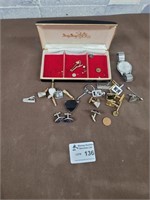 .925 Cufflinks, watch, cufflinks, coach box, etc