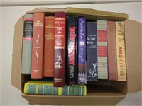 Group vintage and antique hardcover books