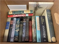 Group vintage and newer hardcover books