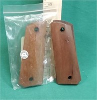 1911 wood grips from Brownells. note dings in the