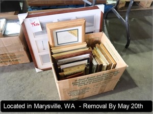 LOT, ASSORTED PICTURE FRAMES