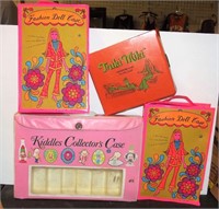 4 Vintage Doll Cases