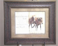 FRAMED ART - TRUST IN THE LORD - 27 X 23
