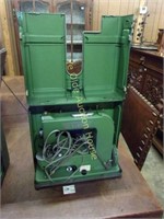 Vintage Elna Portable Sewing Machine in Metal Case