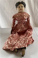 19th Century Hand Painted Doll