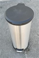 Stainless Steel Trash Can 24" Tall