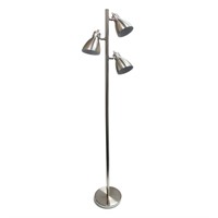 C619 Designs 64" Metal 3-Light Tree Floor Lamp