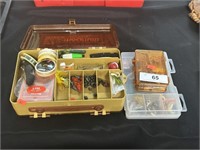 Three Small Tackle Boxes With Contents
