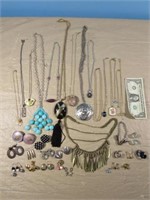 Assorted Necklaces and Earrings