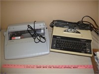 2pc Electric Typewriters - Brother & Royal
