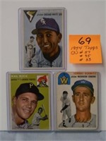 (3) 1954 Topps Cards #57, #95, #33