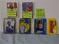 1989 Puzzle Cards, Colby Rasmus 10 & 20 Card Packs