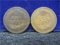 1900,1907 Indian Head Pennies