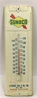 Sunoco Tin Advertising Thermometer