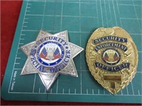 (2)Security Officer Guard Badges.