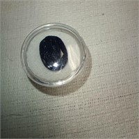 Cut & Faceted Mozambique Blue Sapphire 18.8 carat