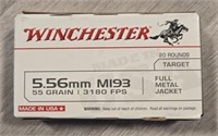 (20) Rounds Winchester 5.56mm Ammo #2