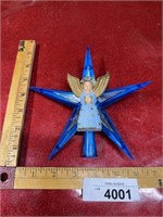 Vintage MCM CHRISTMAS  STAR TREE TOPPER LUCITE