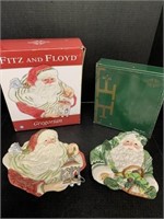 (2) Fritz & Floyd Canape Plates
