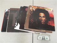 Lot of 33 RPM Vinyl Records - Bob Marley & The