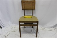 Mid Century Stakmore Caned Back Folding Chair