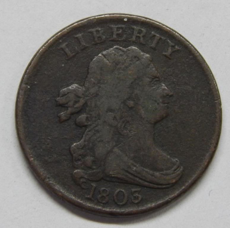 1803 Half Cent - - Rotated Die