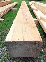 1- 17'6" - 10" x 10" Rough Cut Fir Beam