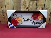 15" x 7" x 1.5" Home Sweet Home Plaque