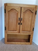 Cabinet, wood , wall hanging
