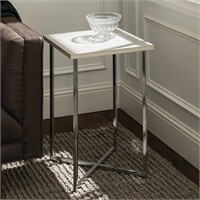 Walker Edison Modern Square Side End Accent Table