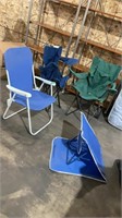 Bag and patio chairs