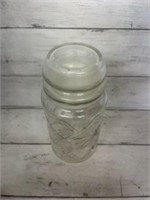 Vintage smuckers jelly glass jar