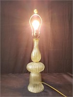 Vintage Murano style lamp, 26" h. x 6" diam.