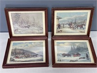 4 Small Vintage Art Frames