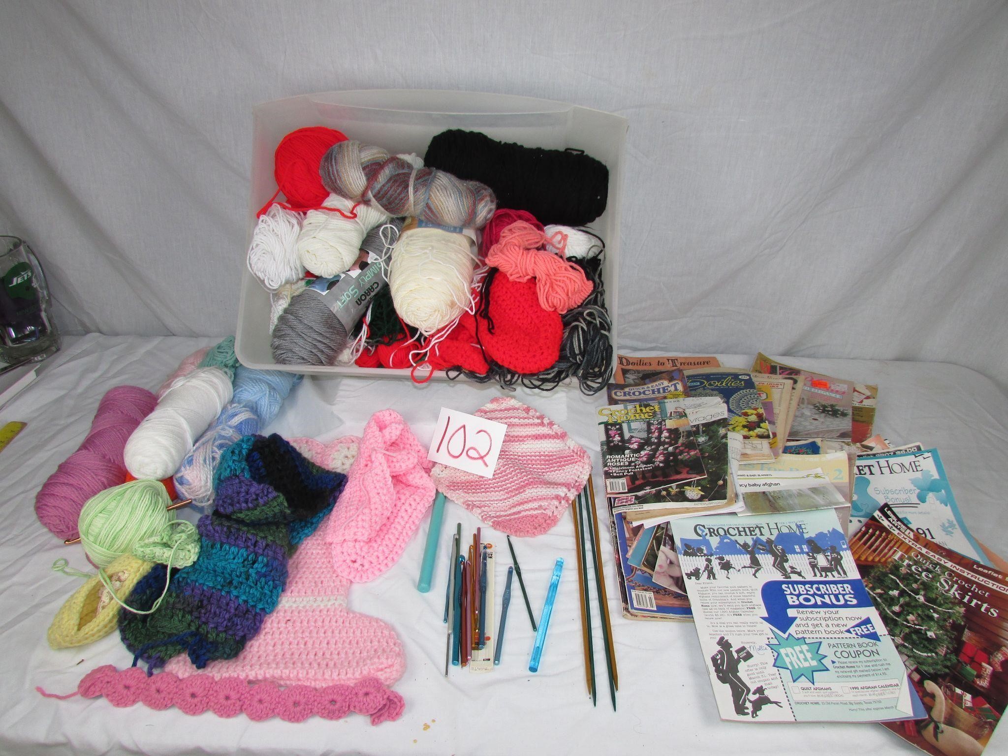 Yarn - Crochet Needles - Sewing Item - Craft Books