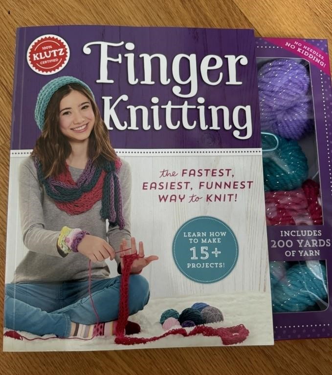 Finger Knitting Kit-New In Box