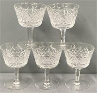 Waterford Cut Glass Crystal Stemware Lot