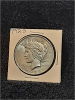 SILVER PEACE DOLLAR 1923