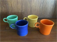 (4) Fiestaware Mugs