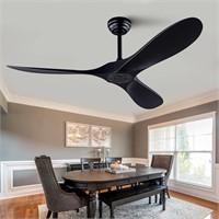 52" Ceiling Fan with Remote Control No Lights