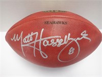 MATT HASSELBECK SIGNED AUTO OFFICIAL SEAHAWKS
